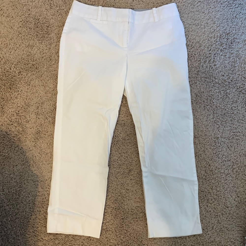 Womens 2 petite white Talbots Capris